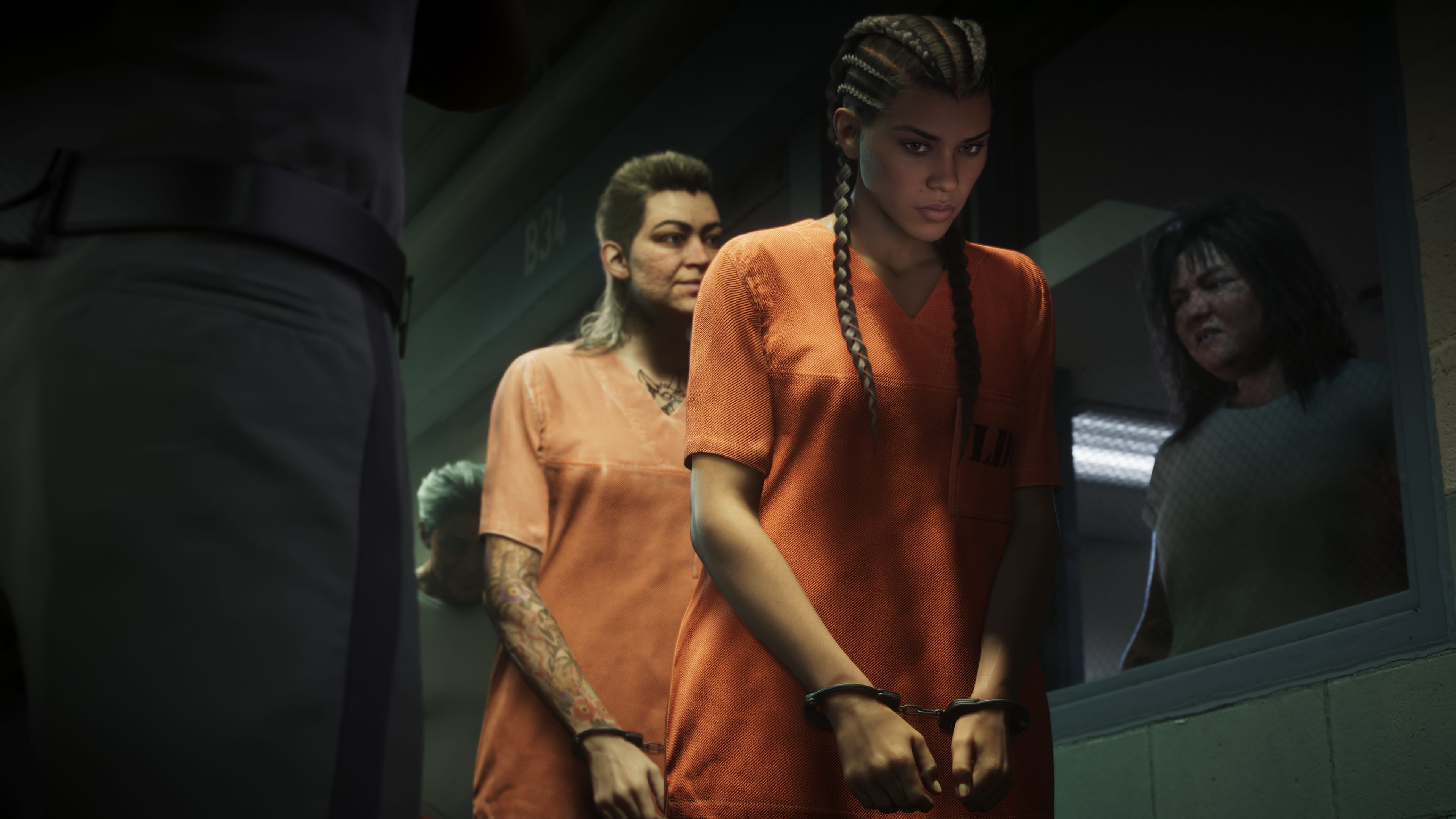 Lucia in the opening prison sequence from Trailer 1