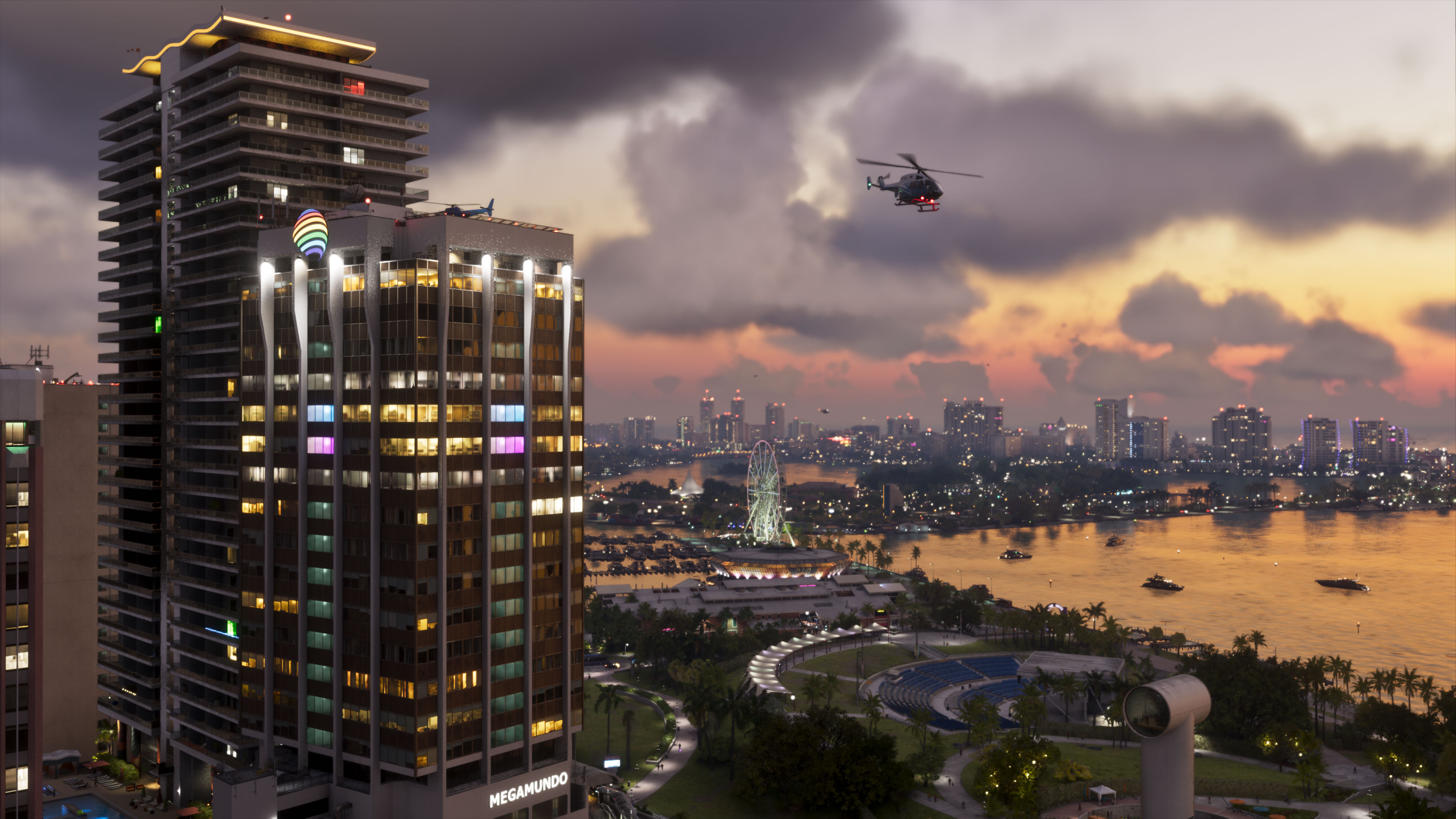 GTA 6 storm clouds gathering over Vice City